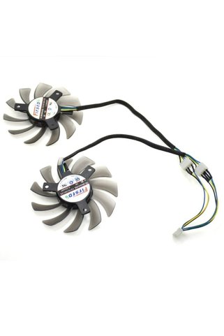 Everflow Asus Msı Gtx 1050 Tı 6930 7850 Gtx 550 750 75mm Ekran Kartı Fanı