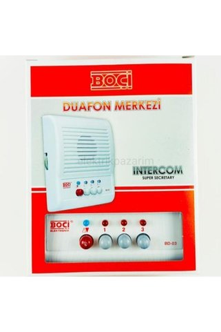 BOÇİ Boci Bocci Çaycı Kahve Tipi Diafon 4 Lü Merkezi Diafon