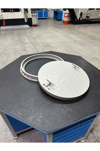 Marka 650 mm Yuvarlak Rögar Kapağı / Çerçeve + Kapak