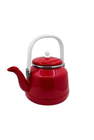 Orgaz Orcamp Retro Emaye Kamp Çaydanlığı Kırmızı OUT-1551