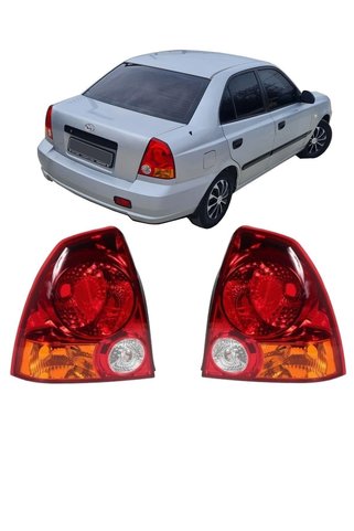 PLEKSAN 2003-2005 HYUNDAİ ACCENT ADMİRE ARKA STOP LAMBASI SAĞ SOL TAKIM HALİNDE