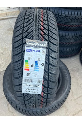 Goodyear 195/55r16 87h Ultragrip 8 Kışlık Lastik 2024 Tarihli