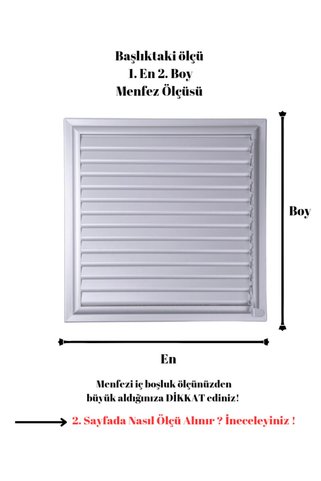 ALÜPAN Mat Krom 45x45 Alüminyum Menfez Banyo Wc Havalandırma Panjur