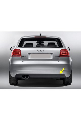 Audi A3 Hb 2009-2012 Arka Tampon Çeki Demiri Kapağı 8p0807441a
