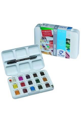 Van Gogh Tablet Sulu Boya (12+3 ) 15 Renk Set