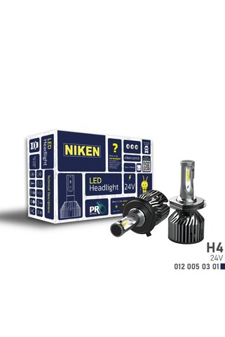 Niken Xenon Pro Serisi H4 Led Far Ampulü 24V Şimşek Etkili