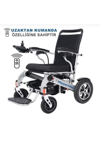 WİPPERMAN 120 Kg Taşıma Kapasiteli Dolgu Tekerlekli Lüx Akülü Tekerlekli Sandalye