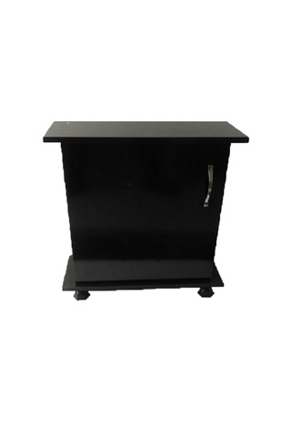 Kanki Pet Akvaryum Sehpası 65 Cm MDF Düz Siyah 65x26x67 cm