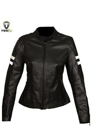 EASYRIDER Electrica Yazlık Hakiki Deri Korumalı Kadın Motosiklet Ceketi