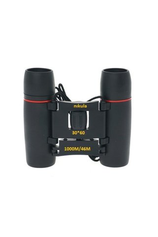 Nikula 30X60 Cepte Taşımalı Kauçuk Kaplamalı Mini Dürbün Siyah