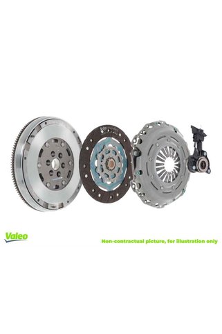 VALEO DMF VOLANLI DEBRIYAJ SETI + HIDROLIK RULMAN(PEUGEOT 207-307-308-1.6 HDI 2.0HDI/CITROEN  C2-C3-C4-BER