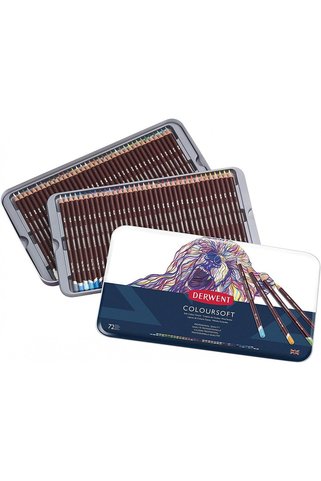 Derwent Coloursoft 72'li Kuru Boya Kalem Seti / 0701029