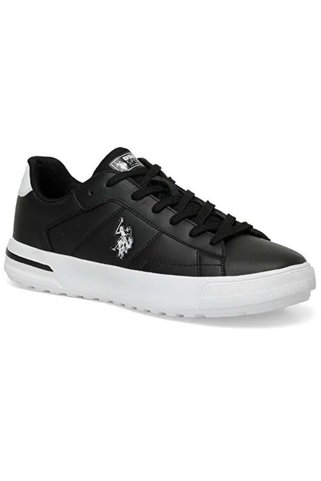Kids Club Shoes U.S. Polo Assn Mango Erkek Spor Ayakkabı SİYAH-BEYAZ