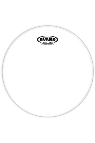 EVANS TT08RGL 8" Resonant Tom Alt Clear Tek Kat Deri