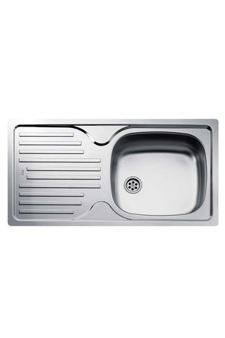 Teka Infant 45 Mikro Keten Yüzey Tek Gözlü Sol Damlalıklı Eviye (40109762)