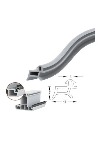 CONTACALL Pimapen Pvc Kapı Pencere Fitili Contası 60 Metre Gri