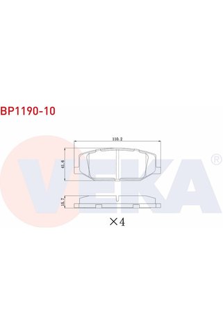 Veka Disk Balata Suzuki Samurai, Carry, Jimny Ön -