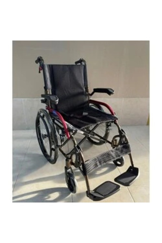 Comfort Plus GK863LAJ-20-46 Jet Black Transfer Alüminyum Tekerlekli Sandalye Siyah