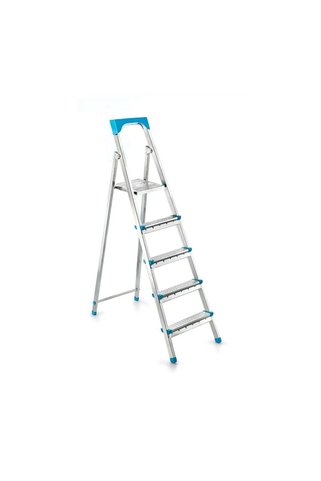 Go İthalat 4+1BASAMAKLI METAL MERDİVEN Y: 105CM - 120KG.TAŞIMA KAPASİTESİ (5728)
