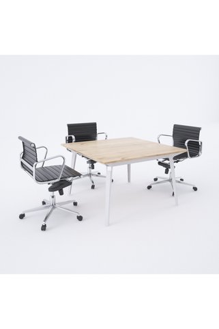 tuun design Nova 100x100 Kare Toplantı Masası
