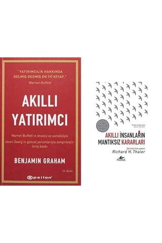 Epsilon Yayınevi AKILLI YATIRIMCI;AKILLI INSANLARIN MANTIKSIZ KARARLARI 2 SET