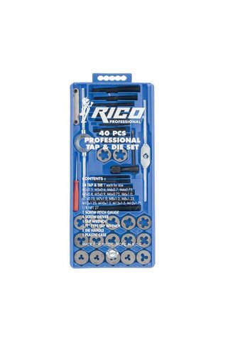 Rico 005-RC3240 40 Parça Pafta Kılavuz Seti