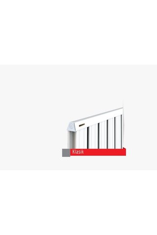 ALURAD Alüminyum Panel Radyatör Klasik 600x7 Dilim Ral 9010 Radyatör