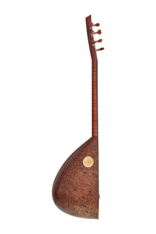 Anadolu Müzik AND-KOM-04 Maun Görünümlü Özel Kompozit Tekne Saz, Bağlama (KISA SAP)