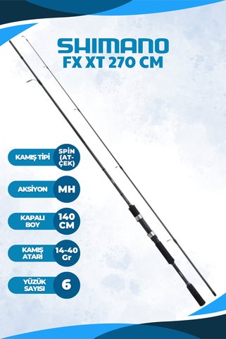 Shimano FX XT 270 MH 14-40 Gr Spin Olta Kamışı