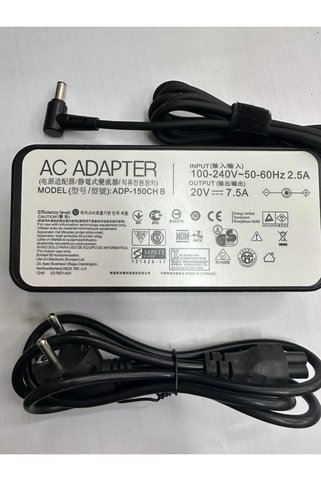 KEEPRO asus ile uyum 20 volt 7.5 amper 6.0 mm 3.7 mm iğneli notebook adaptörü
