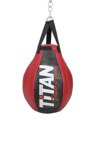 Titan Sport Küre Kırmızı - Siyah Boks Torbası