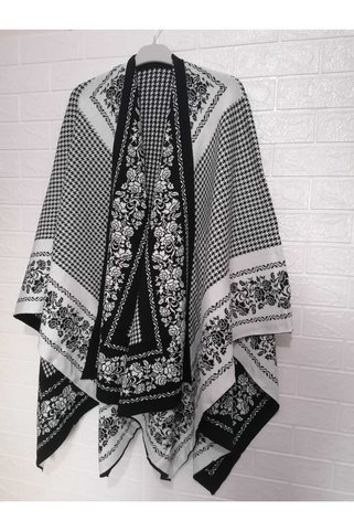 anne moda ankara 1. Kalite Battal Ölçü Uzun Panço
