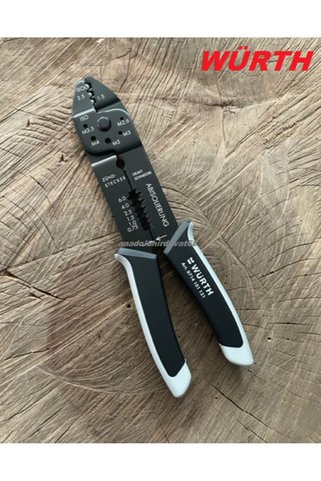 WÜRTH PAPUÇ SIKMA PENSESİ KABLO SOYMA KABLO SIYIRMA PENSESİ GERMANY 23CM