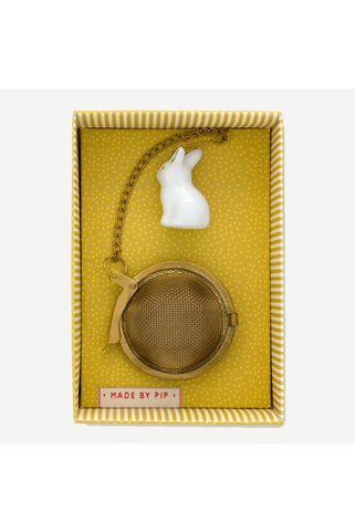 Pip Studio La Majorelle Beyaz Porselen Demleme Süzgeci 13 Cm