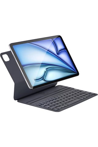 Fogy İpad Air 11 Inç M2/m3 2024/2025 Uyumlu Case Magic Keyboard Folio Utra Slim Klavyeli Kılıfı