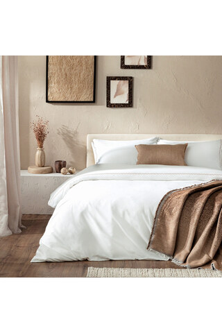 Chakra Albas Bambu King Size Nevresim Seti 230X220 Cm Ekru