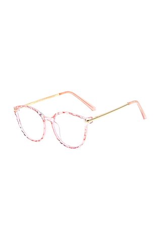 Toz Vintage Pembe Zafira Mavi Işık Korumalı Vintage & Retro Gözlük