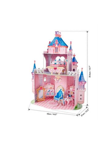 Cubic Fun 3d Prenses Gizli Bahçe Şatosu 92 Parça Puzzle E1623h