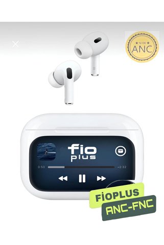 FİOPLUS Air Pro 2 Anc Dokunmatik Ekranlı Bluetooth Kulaklık İos Android Tüm Telefonlara Uyumlu Kulaklık