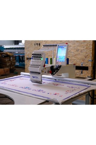 Fortex Tek Kafa Çeyiz Nakış Makinesi 700x1300 1200 Devir