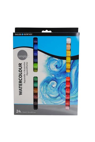 Daler Rowney Simply Sulu Boya Seti 24x12ml