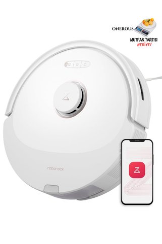 Roborock Q8 Max Akıllı Robot Süpürge Beyaz