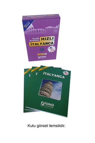 Fono Yayınları Hızlı Italyanca 1. Basamak 3 Kitap Seslendirmeli