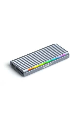 Dark Usb 3.2 Gen2 Type C - M.2 Nvme & Ngff Sata Ssd Rgb Led'li Disk Kutusu DK AC DSEM5