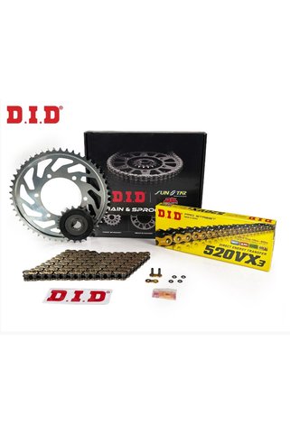 D.I.D DID ZİNCİR DİŞLİ SETİ KTM DUKE 390 2021-2023 520VX3 GOLD 15T-45T-118L