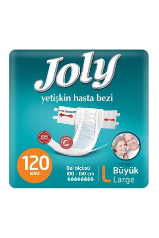 Joly Belbantlı Hasta Bezi Büyük Large Boy 30 Lu 4 Paket 120 Adet