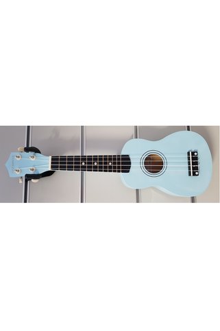 CREMONIA AU01L-21BL UKULELE 21" MAVİ Soprano Ukulele 21", Mavi, Kapak &amp; Arka &amp; Yanlar: Linde