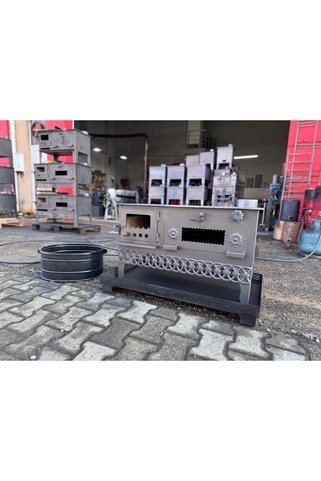 ÖRNEK KUZİNE FINDIKLI CAMLI KÖMÜR KUZİNESİ 50X90