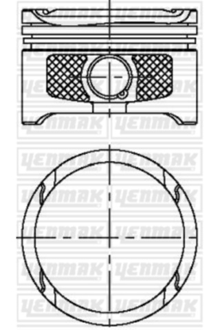 YENMAK 4315-STD Piston Segman Std 76.51Mm Golf IV Bora Toledo II Leon 1.6 16V 105Ps Bcb Azd Aus Atn