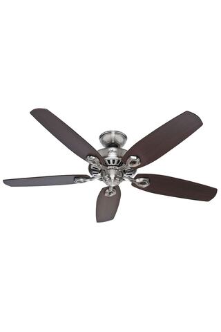 Hunter Fan Builders Elite Fırçalanmış Nikel - 132 Cm. Tavan Vantilatörü